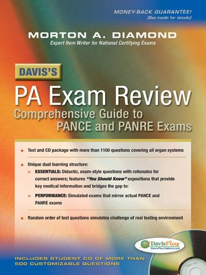 cover image of Davis's PA Exam Review